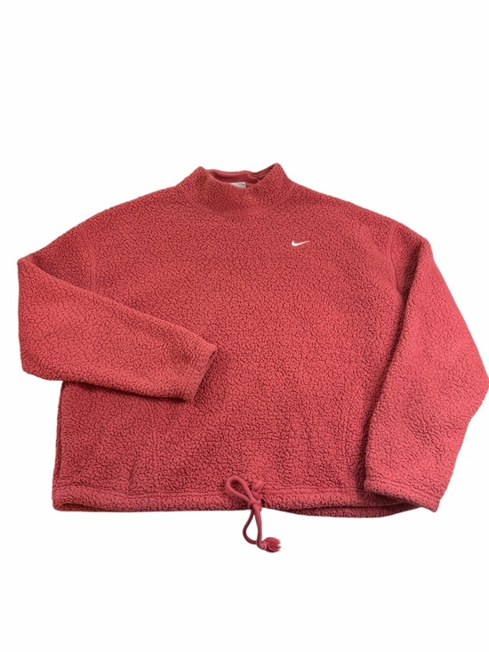 Nike Sweaters - Nike Women's Coral Sherpa Mock Neck Pullover